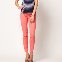 J BRAND Womens Jeans Kate Skinny Coral Pink 25W 811K120 - $78.79