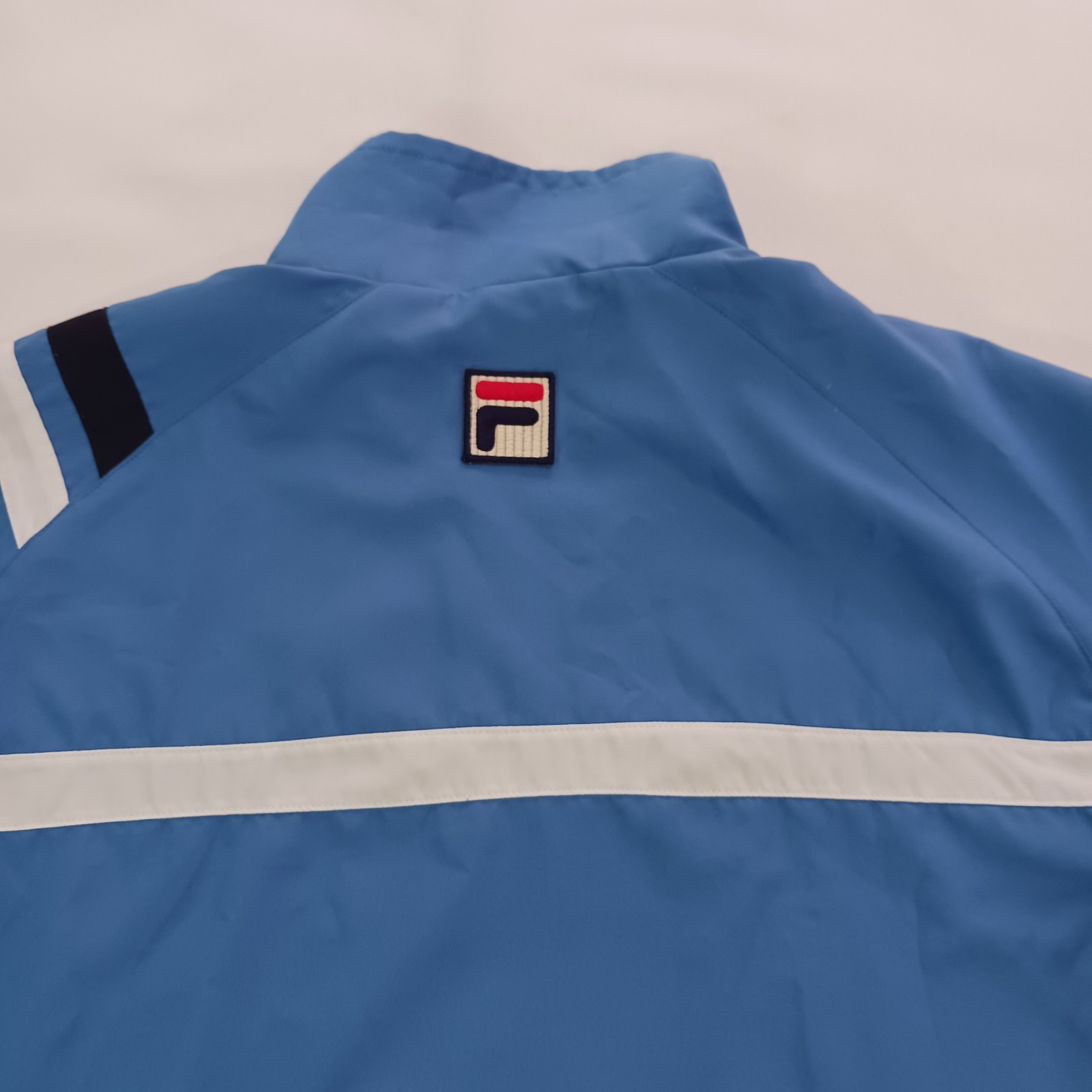 Fila Sony Ericsson Full Zip Tennis Warmup Jacket Blue Men's XL VTG Master Miami Item image 13
