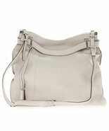 Cromia Italia Made Stone Off-White Leather Large Carryall Crossbody Shou... - $5,945.78 MXN