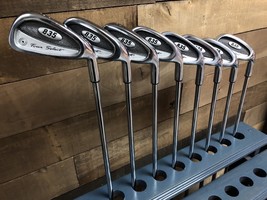 An item in the Sporting Goods category: USED RH Men's Tom Select 835 Irons Set #3-PW Swing Flex Steel 5156-I835