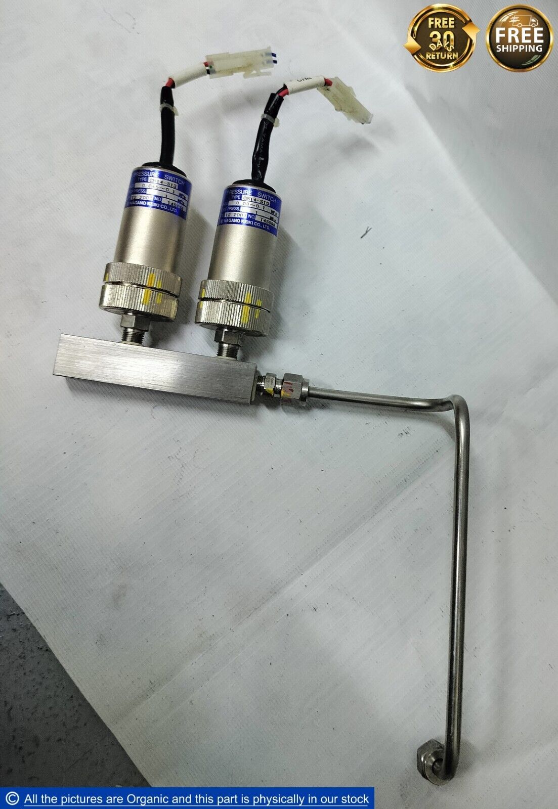 Nagano Keiki CB14-S13 and CB14-S10 Pressure Switch 1MPa Manifold Assy. S... - $996.00