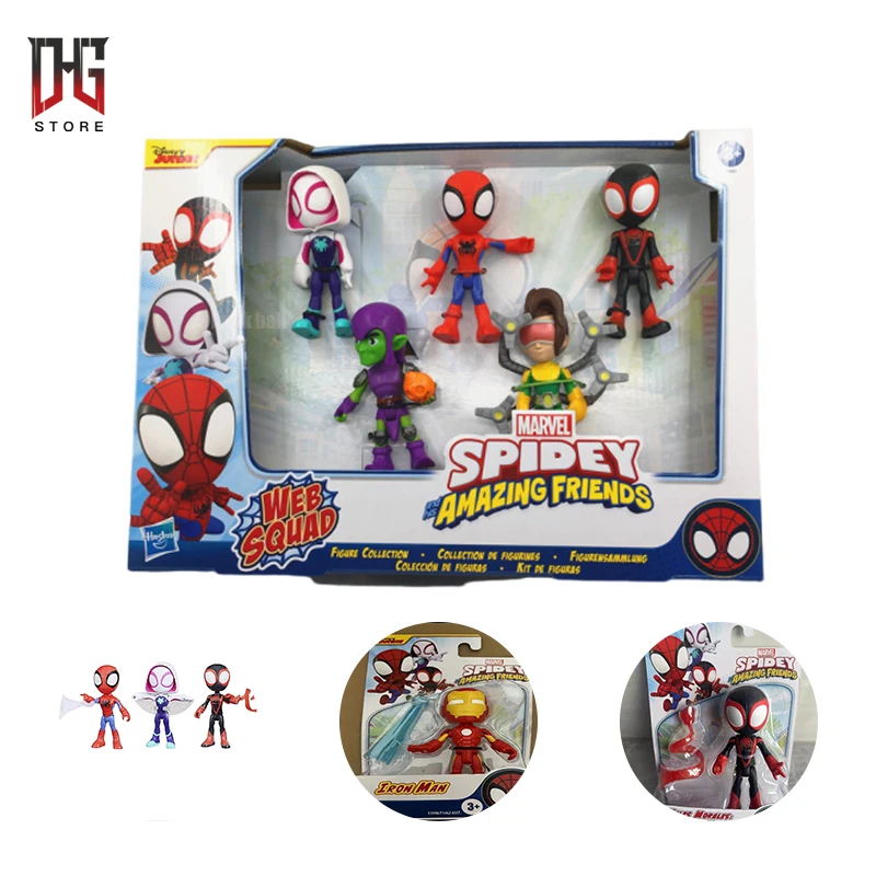 Original 10cm ML Legends Spidey And His Amazing Friends 3 Pack Action Figures 3 - £22.23 GBP+