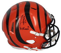 Joe Burrow / Ja&#39;Marr Chase Autographed Bengals Speed Authentic Helmet Fanatics - £967.79 GBP