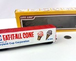 Vintage Life-Like HO Scale #8423 &quot;Eat it all cone&quot; Box Car MC4844 New In... - $19.79