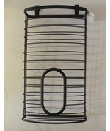 mDesign Black Metal Hanging Cabinet Bag Storage Organizer - $23.81 CAD