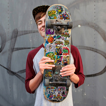 100pcs Graffiti Vinyl Decorative Sticker for Laptop Water Bottle Skateboard - £7.65 GBP