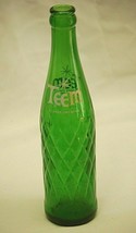 Teem Lemon Lime Advertising Beverages Soda Pop Bottle Glass 10 oz. Vintage MCM - £21.35 GBP