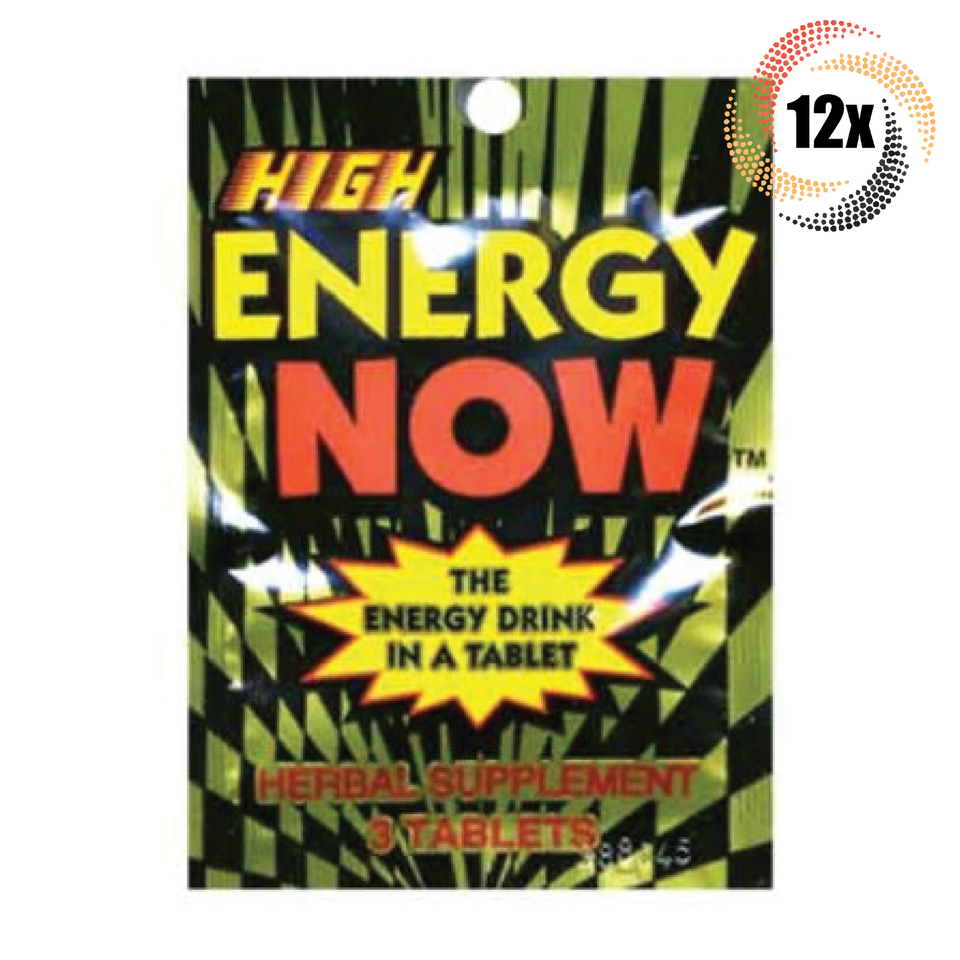 12x Packs Energy Now High Weight Loss Herbal Supplements | 3 Tablets Per... - $11.11