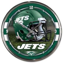 New York Jets Chrome Clock - NFL - $578.70 MXN