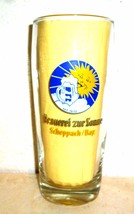 Brauerei Zur Sonne Scheppach 0.5L German Beer Glass - $12.50
