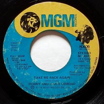 Donny &amp; Marie Osmond - Deep Purple / Take Me Back Again [7&quot; 45 rpm Single] - £2.67 GBP