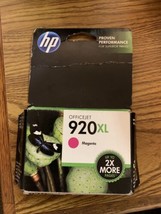 HP 920XL Magenta Ink Cartridge High Capacity HP Officejet Brand Exp 2/2014 - $9.99