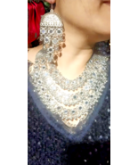Bollywood Necklace Jewelry Set - Exquisite Elegance for Glamorous Occasions - $24.43 CAD