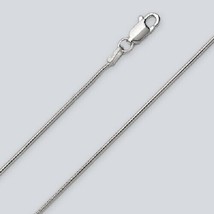 Sterling silver fancy cut round snake chain 18&quot; lobster claw clasp heavier 2224 - £13.89 GBP