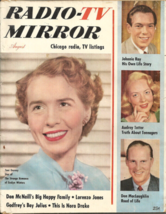 Radio Tv Mirror - August 1952 - Johnnie Ray, Leslie Nielsen, Mike Wallace More - £14.05 GBP