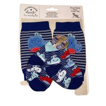 Homemade Hearts by Mudpie Baby Boy Blue Whale Knee Pads and Sock Set NWT - £7.96 GBP