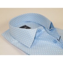 Men Shirt Hankie CASILA Turkey Cotton Blend 501920-06 Blue Polka Dots image 2