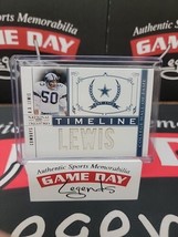 2010 National Treasures Timeline  D.D. LEWIS Game Used Jersey /99  - £53.33 GBP