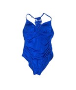 Womens Hilor Blue One Piece Bathing Suit Swimsuit Tummy Slimming Macrame... - $454.60 MXN