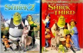 2 Shrek DVD&#39;s :Shrek 2 &amp; Shrek the Third - £4.69 GBP