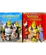 2 Shrek DVD&#39;s :Shrek 2 &amp; Shrek the Third - £4.79 GBP