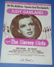 Judy Garland Sheet Music 1945 On The Atchison Topeka Santa Fe The Harvey Girls - £11.78 GBP