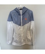 Young La Jacket Xl Mens Windbreaker Blue White Full Zip - $483.37 MXN