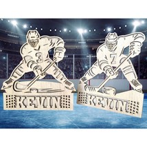 Personalized HOCKEY Sign Laser Engraved Gift Custom Plaque Sports Trophy  - $29.70