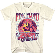 Pink Floyd Animals Illuminati Pig Men&#39;s T Shirt 1977 Rock Band Album Concert - £21.18 GBP+