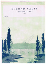 Second Valse Op 36 Sheet Music Benjamin Godard Edition Beautiful - £14.58 GBP