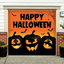 My Door Decor 285903HALL-005 7 x 8 ft. Happy Halloween Jack O Lanterns Halloween - £92.93 GBP