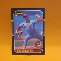 1987 Leaf Canadian - #168 Bruce Ruffin Philadelphia Phillies Baseball Card - £1.07 GBP