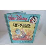 DISNEY FUN TO READ LIBRARY VOL.2 THUMPER&#39;S LITTLE SISTERS 1986 BOOK - $2.92