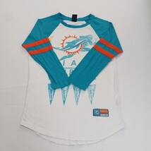 Miami Dolphins NFL Football Team Apparel 3/4 Sleeve Cotton T-Shirt Size Small  image 14