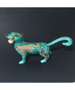 Jaguar Alebrije with Relief Carving of Armadillo and Coyote Included in ... - $450.00