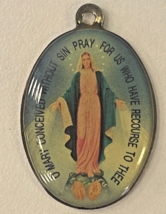VINTAGE O Mary Conceived Without Sin Pray For Us Who Have Recourse To Thee - £4.22 GBP