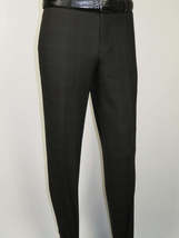 Men Suit BERLUSCONI Turkey Italian Wool 180's Single Breasted 623-01 Black Plaid image 12