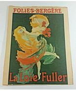 Vintage Double Sided Print Folies Bergere Palais de Glace French Art 8x1... - $19.99