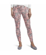 HUE U18745 Essential Denim SKIMMER Legging Jegging MINI FLORAL Coral Bli... - €56,63 EUR