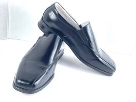 Stacy Adams Loafers Men 10M Harris Shoes Black Leather Bicycle Toe Slip-on - €23,81 EUR