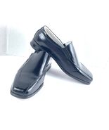 Stacy Adams Loafers Men 10M Harris Shoes Black Leather Bicycle Toe Slip-on - $27.54