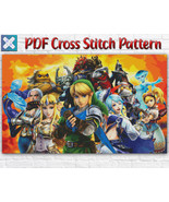 Legend Of Zelda Cross Stitch Pattern / Anime Cross Stitch Pattern / Nint... - $5.00