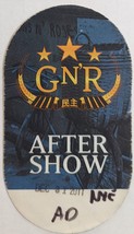 Guns N&#39; Roses After Show Dec 31 2011 Access Pass - £15.94 GBP