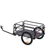 VEVOR Bike Cargo Trailer, 160 lbs Load Capacity, Heavy-Duty Bicycle Wago... - $137.74