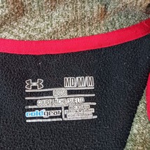 Under Armour Men's M Green & Black 1/4 Zip Pullover Sweatshirt Loose Coldgear image 3