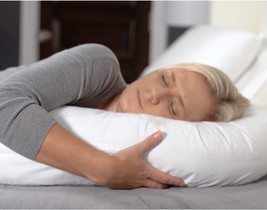 Ultimate Comfort - Orthopedic Side Sleeper Pillow with Ear Hole, Perfect for Fib - £18.75 GBP