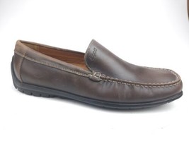 ECCO Moc Driving Loafers Slip On Brown Shoes 43 US 9-9.5 - £29.57 GBP