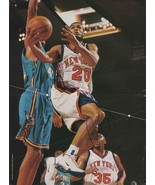 Allan Houston Signed Magazine Page NY Knicks - £14.87 GBP