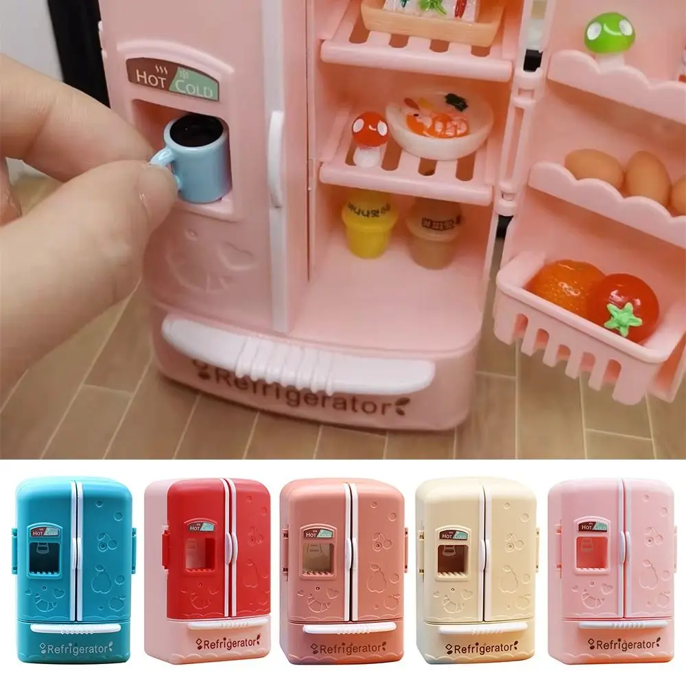  1 12 simulation fridge refrigerator model craft furniture model doll house accessories thumb200