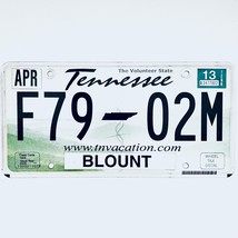 2013 United States Tennessee Blount County Passenger License Plate F79 02M - £13.28 GBP